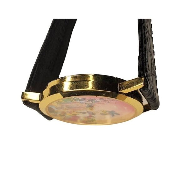 VTG Minnie Mouse Watch Ladies Euro Disney 1421/200 Limited Edition Gold Tone - Picture 6 of 6